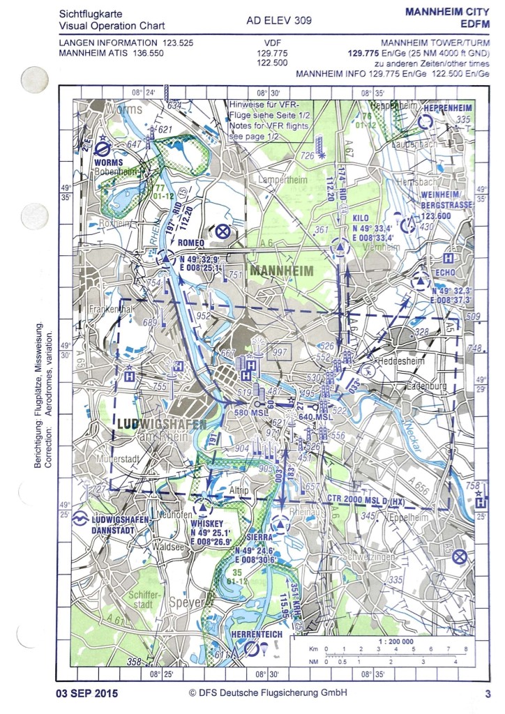 Sichtanflugkarte EDFM